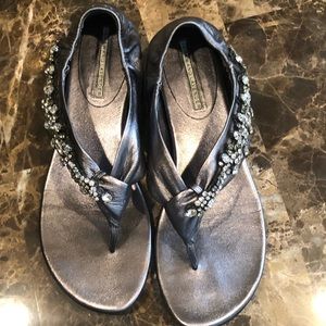 Vera Wang Lavender Silver Sandals